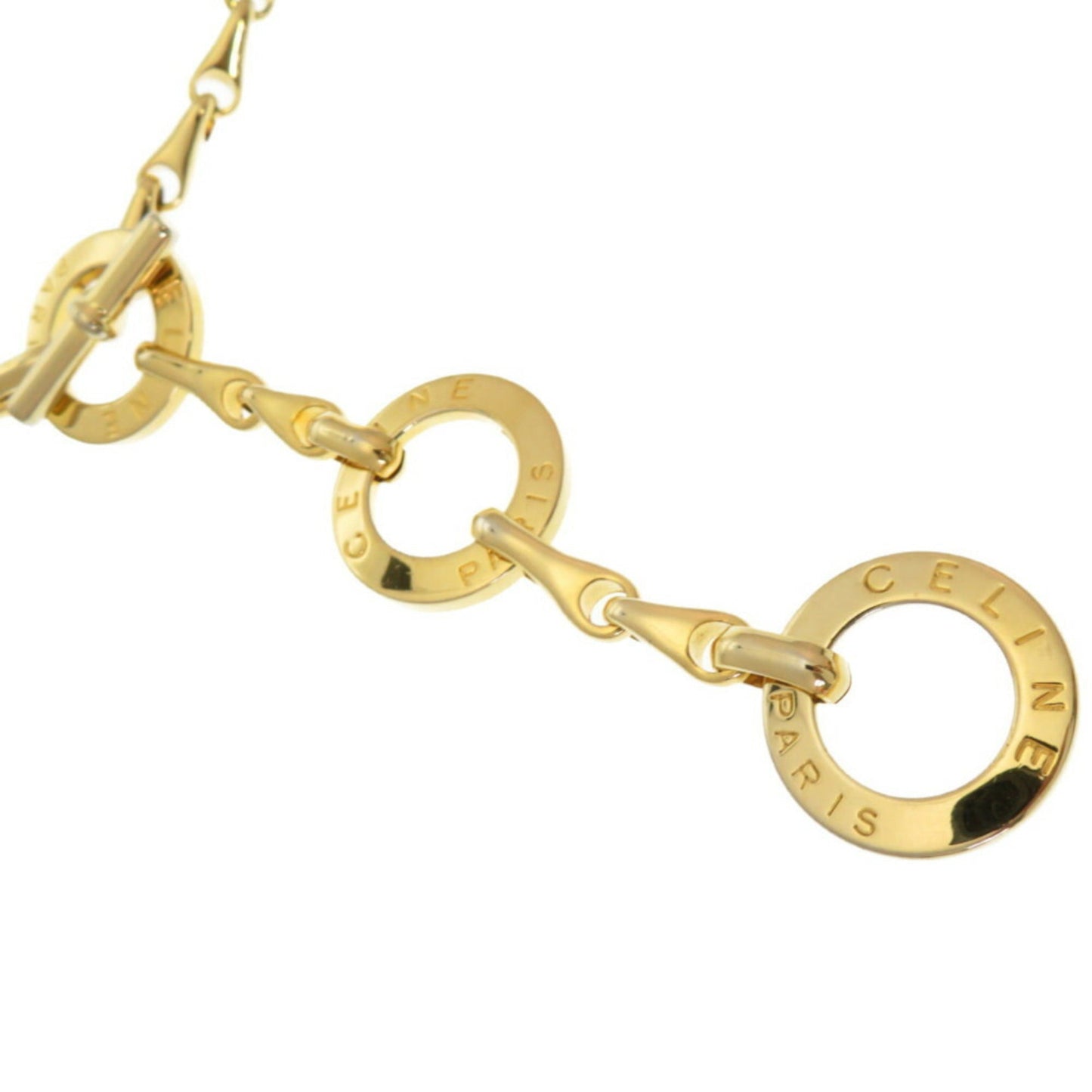 Celine Circle Gold Chain Belt