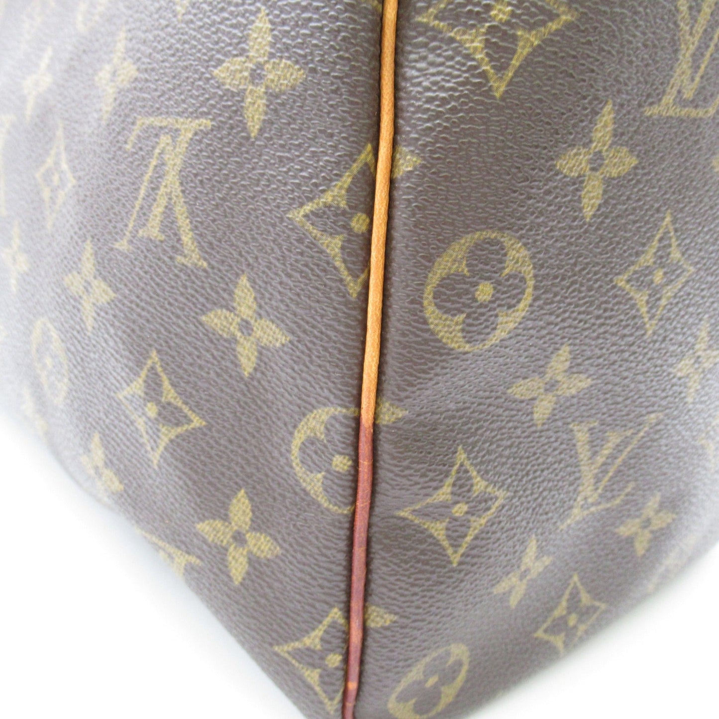 LOUIS VUITTON Speedy 35 handbag Brown Monogram PVC coated canvas M41524