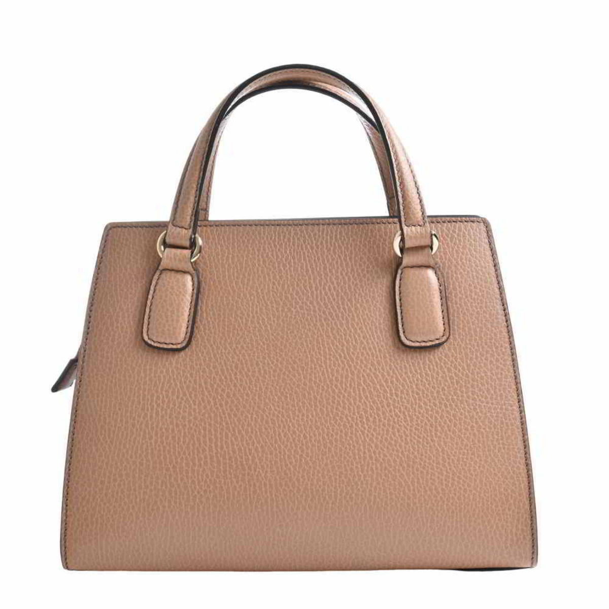 Gucci Soho Interlocking G Leather Handbag Beige