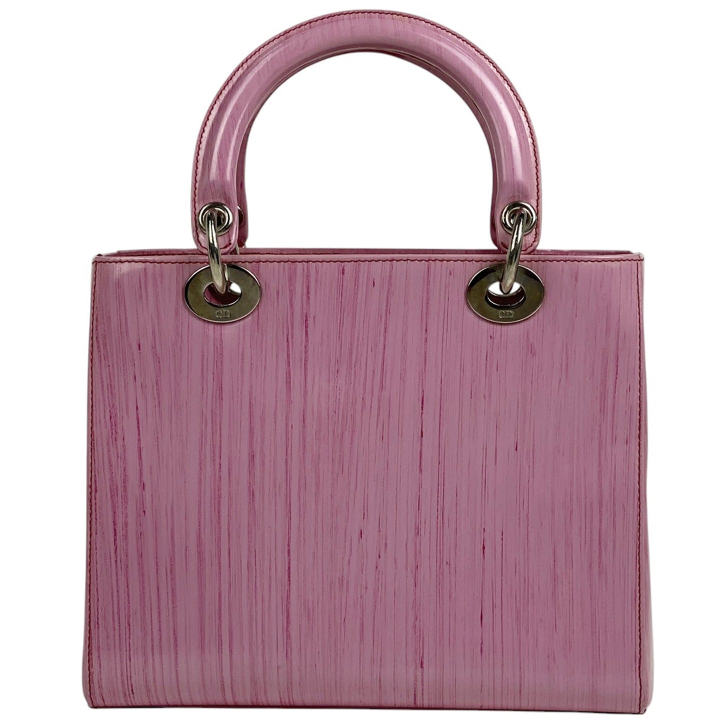 Christian Dior Pink Leather Handbag Shoulder Bag ()