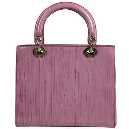 Christian Dior Pink Leather Handbag Shoulder Bag ()