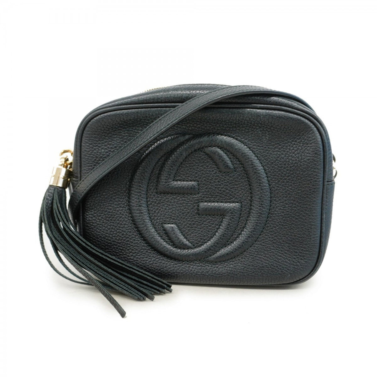 Gucci Black Leather Shoulder Bag ()