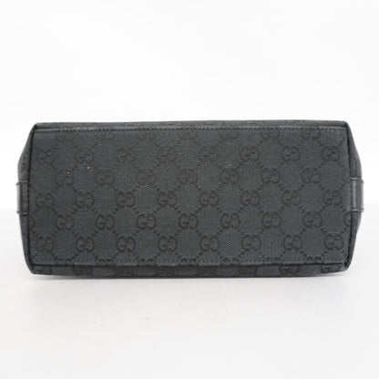 Gucci  000 0602 Women's GG Canvas Hand Bag Black