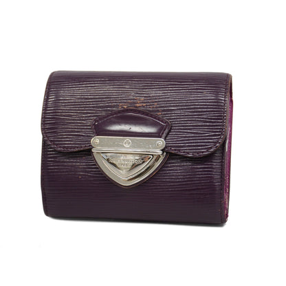 Louis VuittonAuth  Epi Tri-Fold Wallet Porto Monevier Cult Credit M6658K