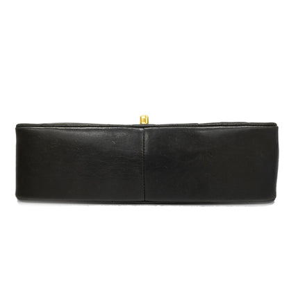 ChanelAuth  Matelasse Diana Flap Women's Leather Shoulder Bag Black