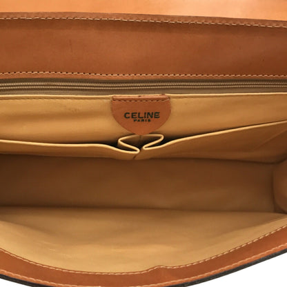 Celine 2WAY Clutch Bag Macadam Beige Logo Whole Pattern Women's