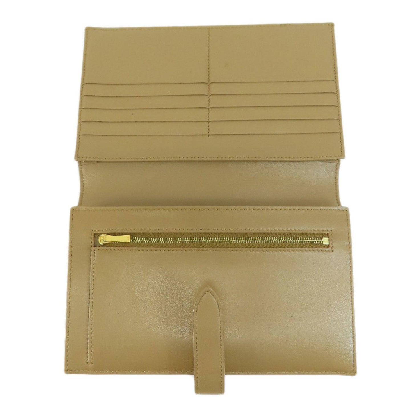 Celine Long Wallet Leather Ladies