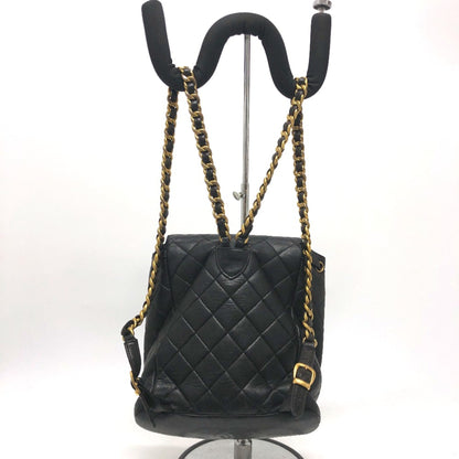 Chanel CC Mark Chain Backpack Black GoldHardware