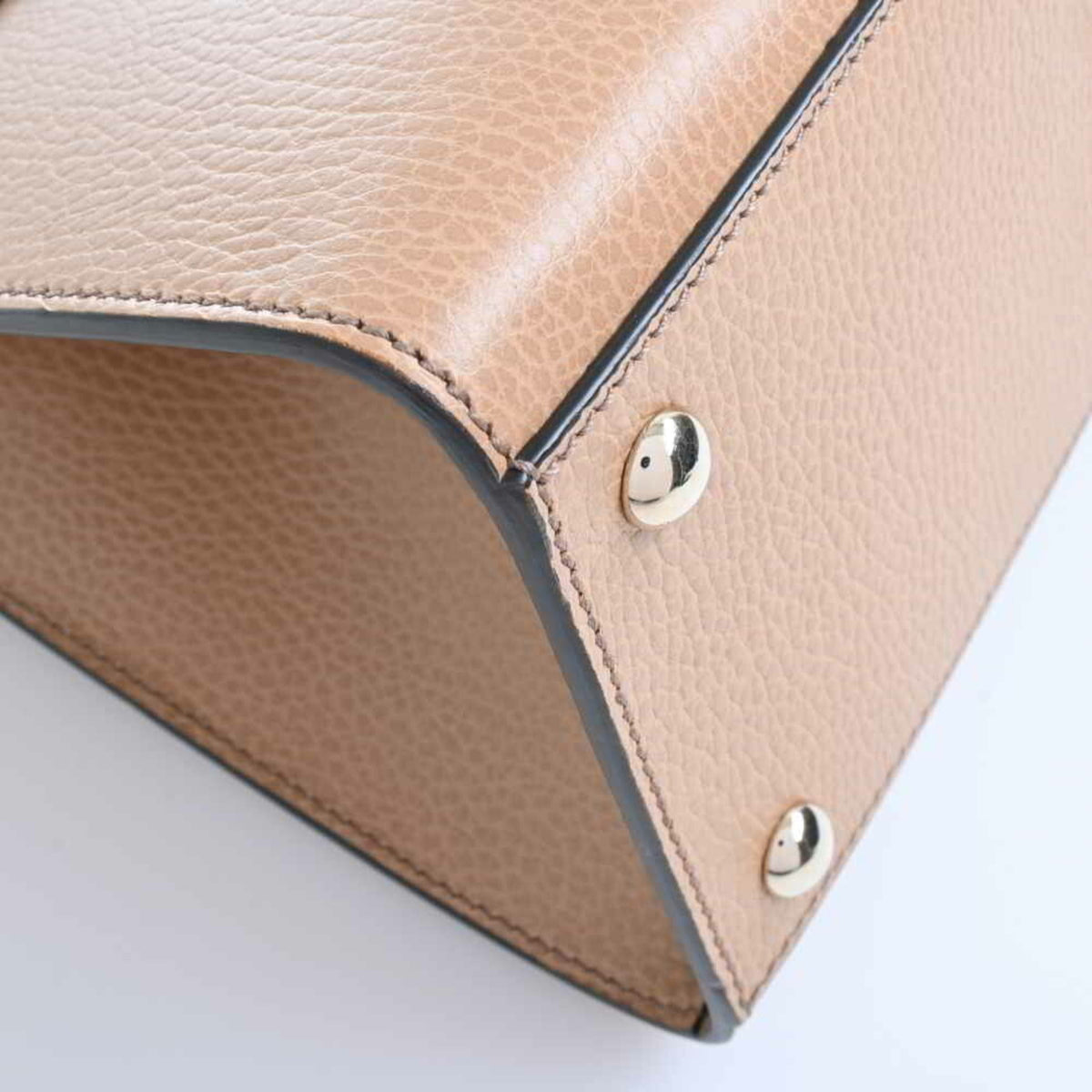 Gucci Soho Interlocking G Leather Handbag Beige