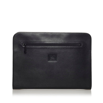 Burberry Nova check second bag black leather men BURBERRY