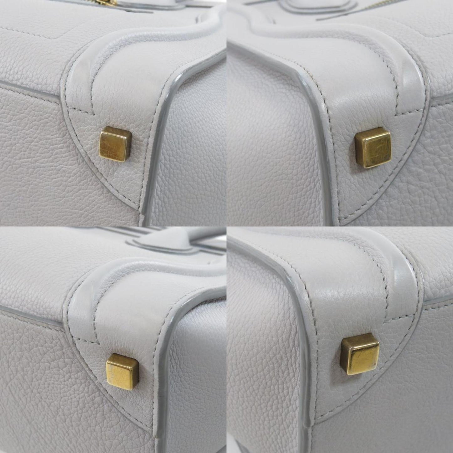 Celine Luggage Micro Handbag Calf Ladies