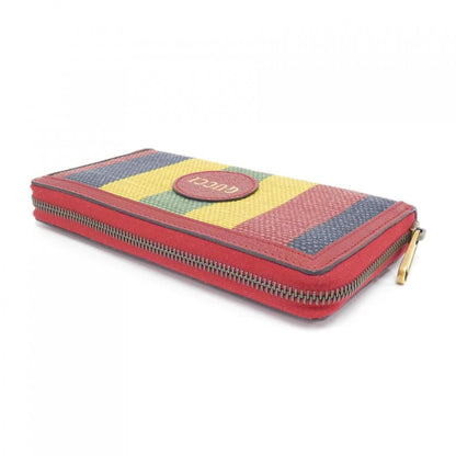 Gucci Multi-Color Canvas Long Wallet (Bi-Fold)