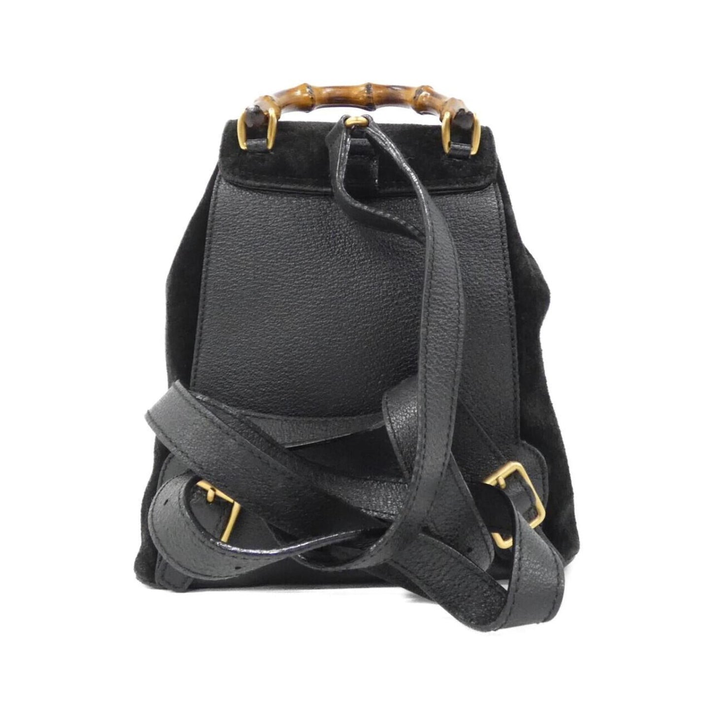 Gucci Black Suede Backpack