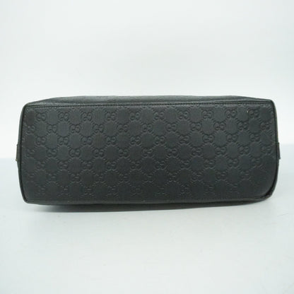 GUCCI sima 248895 Men's Leather Shoulder Bag Black