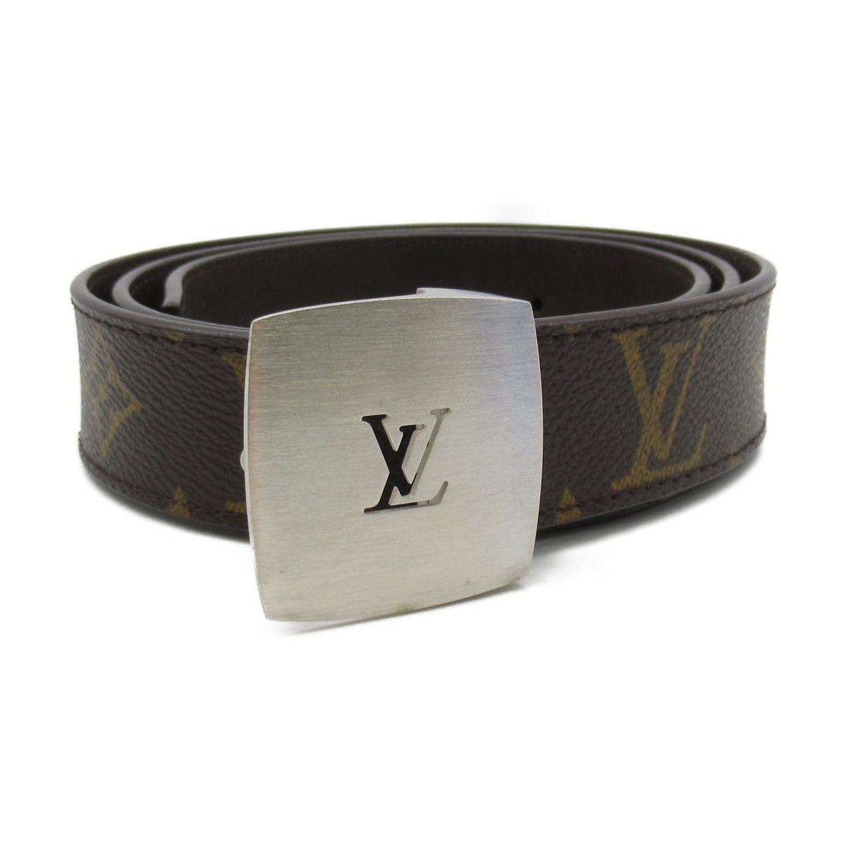LOUIS VUITTON Ceinture 33.5" Brown Monogram PVC coated canvas M6887V