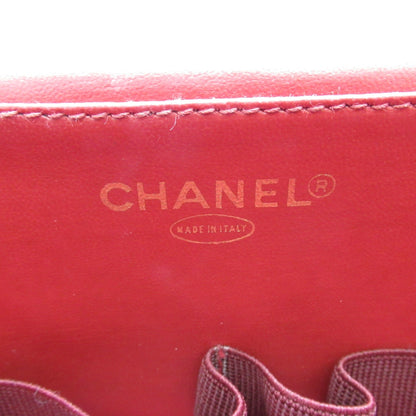 CHANEL 2way vanity bag Red Caviar Skin [Grained Calf]