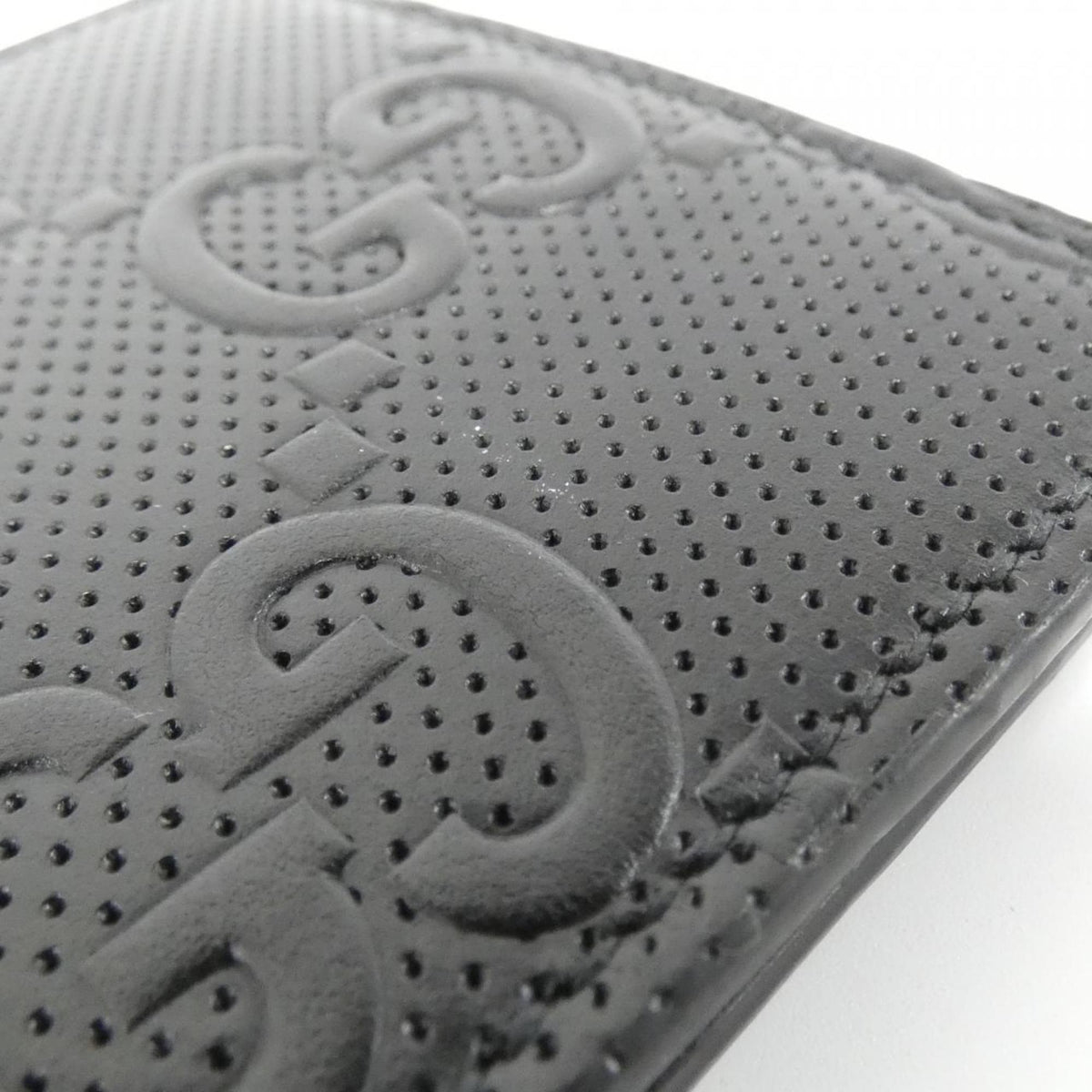 Gucci Black Embossed Money Clip