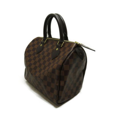 Louis Vuitton Speedy 25 Brown Ebene Damier PVC coated canvas N41365