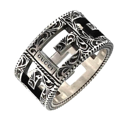 Gucci Silver Silver 925 Band Ring ()