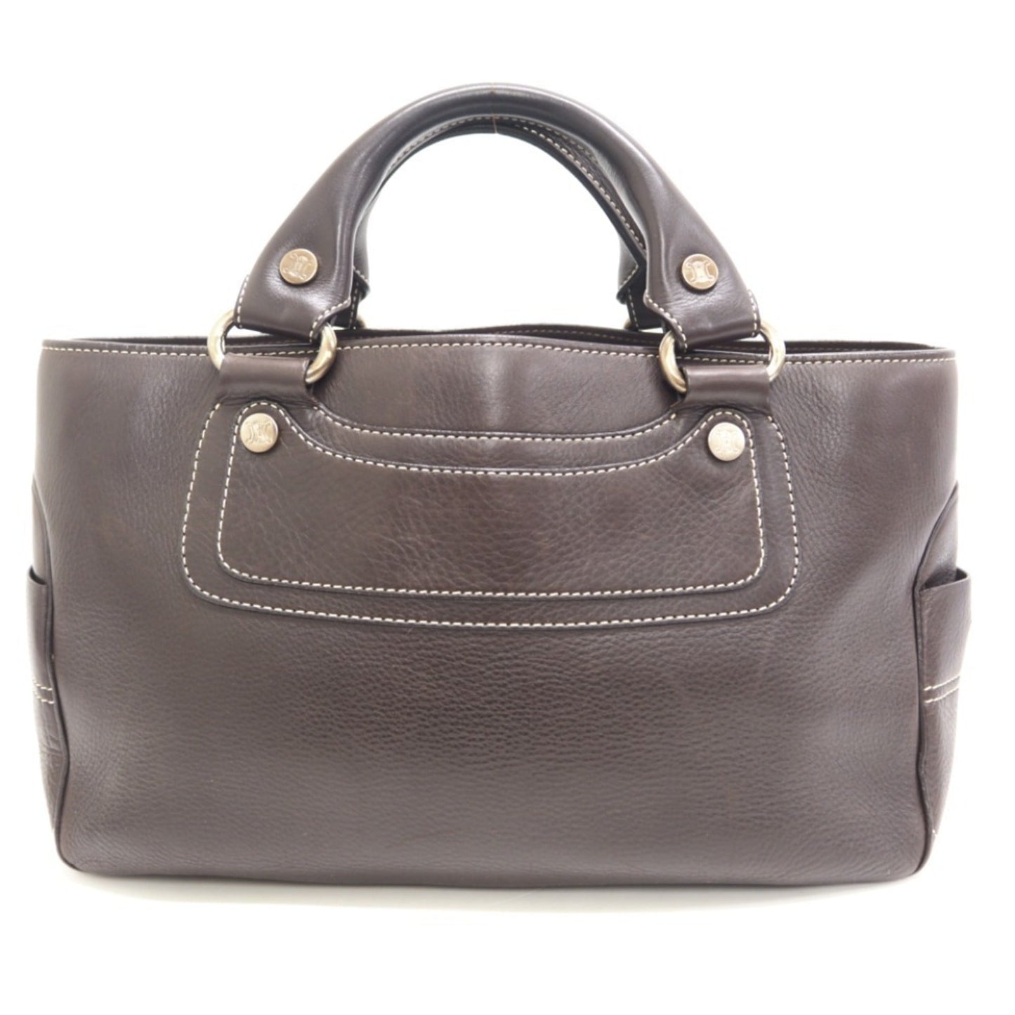 Celine/ CE10/15 Boogie Bag Handbag Brown Women's