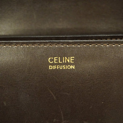 Celine  Shoulder Bag Carriage Metal Fittings Women's Leather Shoulder Bag