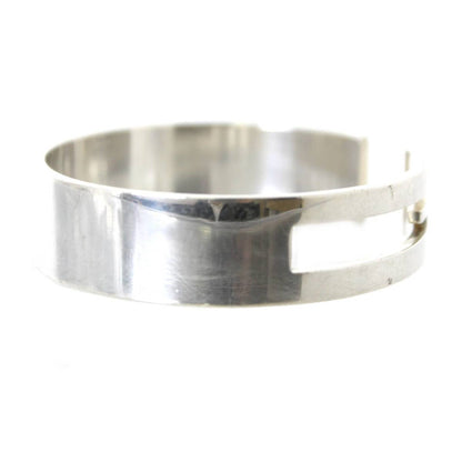 Gucci logo G branded bangle sterling silver