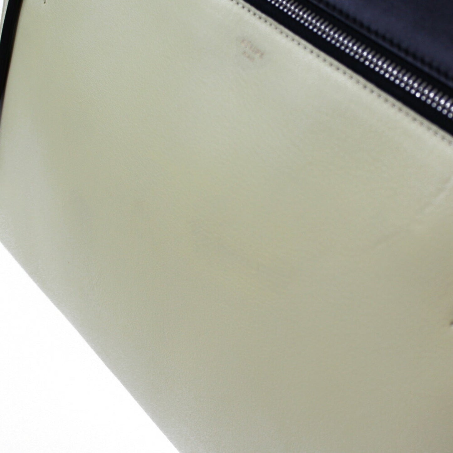 Celine Handbag Edge Overseas Large Black Yellow Women's Leather