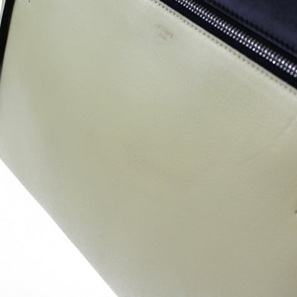 Celine Handbag Edge Overseas Large Black Yellow Women's Leather