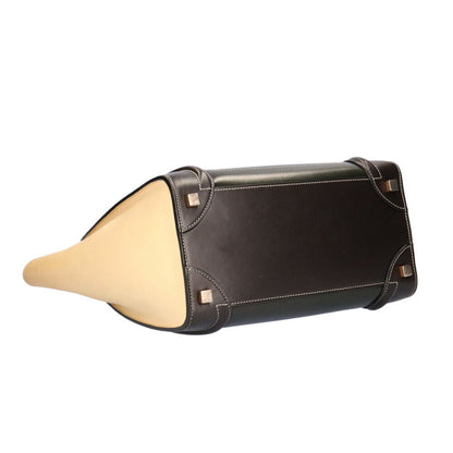 Celine Micro Shopper Luggage Handbag Calf Ladies