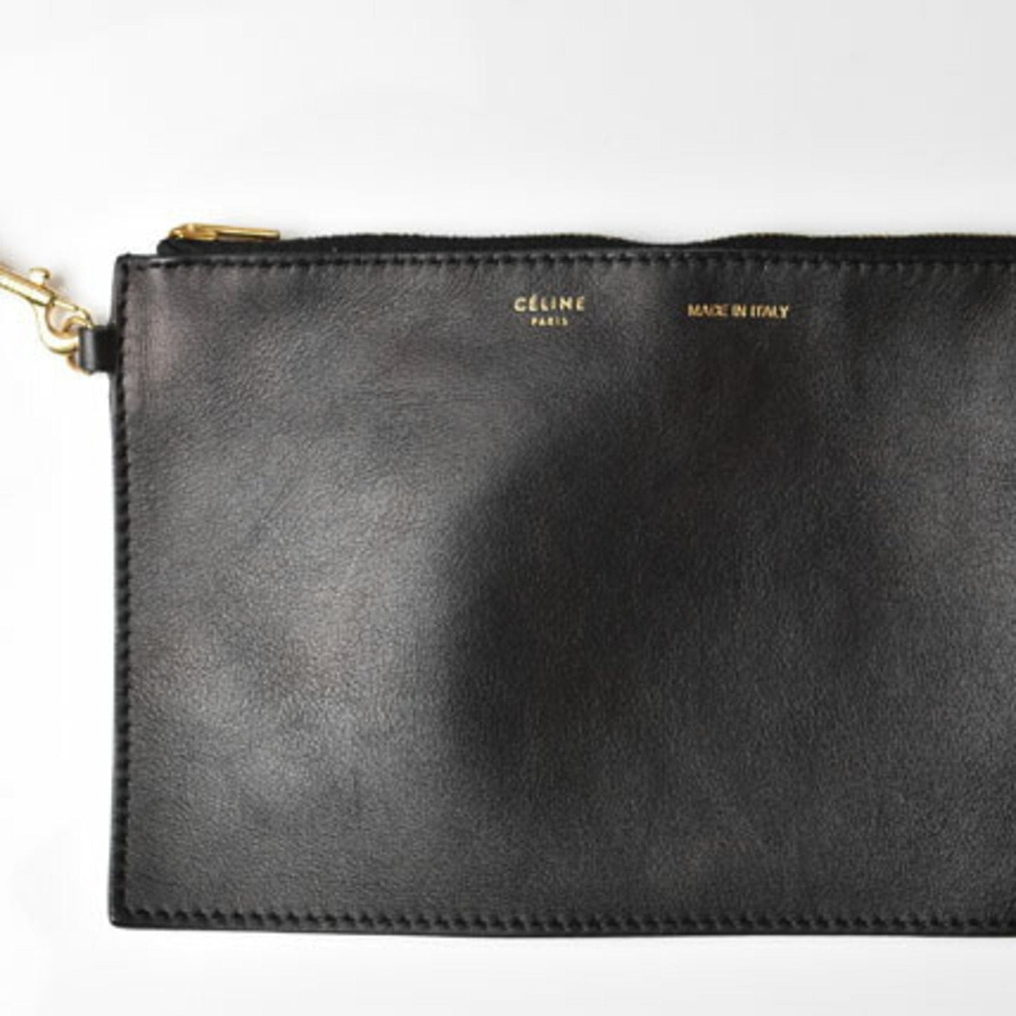 Celine bag drawstring  Seau leather black
