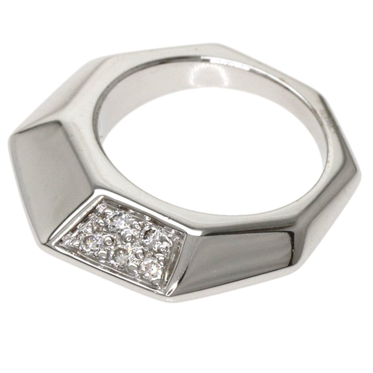 Celine diamond pendant top K18 white gold ladies