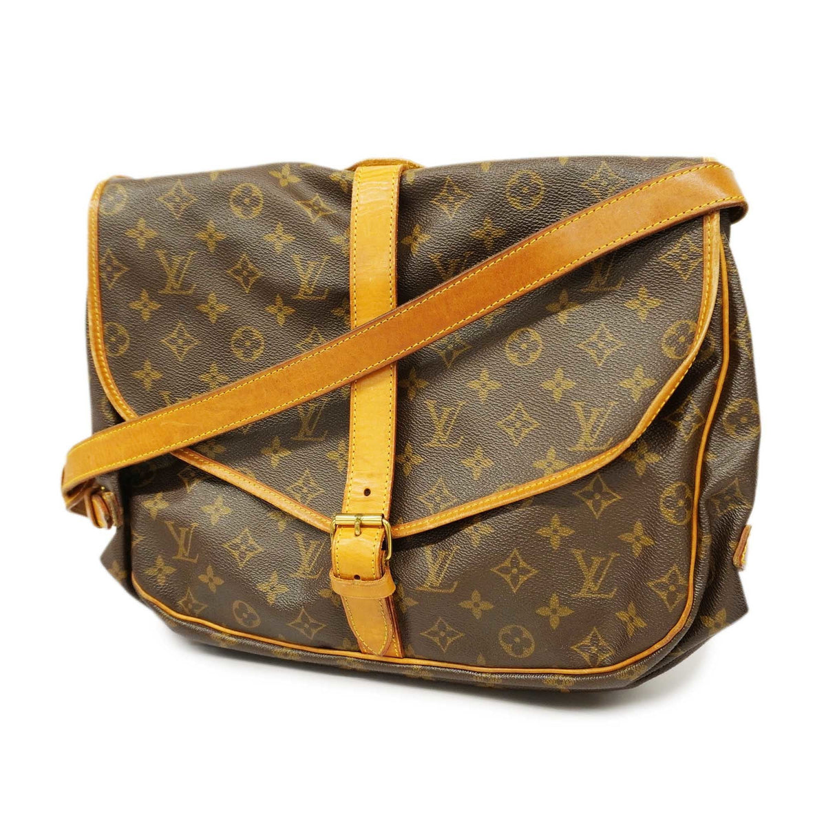 Louis VuittonAuth  Monogram Saumur 35 M42254 Women's Shoulder Bag