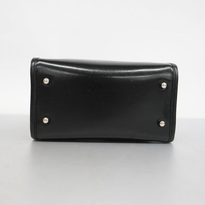 GUCCI  Patent Leather 002 1705 0405 Women's Mesh,Leather Handbag Black