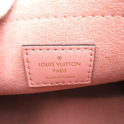 LOUIS VUITTON Rocky bb Brown Pink Rose poodle Monogram PVC coated canvas leather M44080