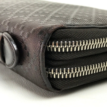 Gucci Dark Brown Leather Long Wallet (Bi-Fold)