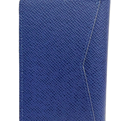 LOUIS VUITTON Organizer de Bosch M30379 RA3169 Taiga Cobalt Card Case Men's Women's