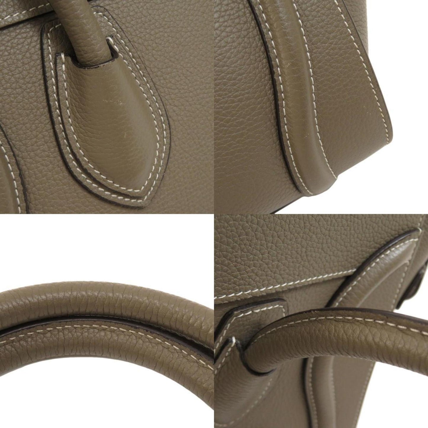 Celine Luggage Micro Handbag Calf Ladies