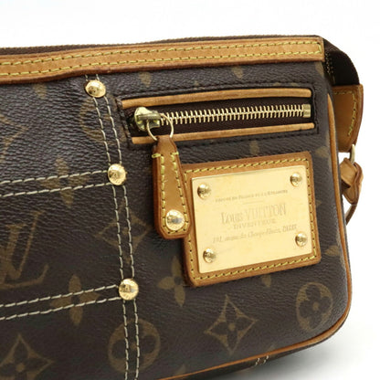 LOUIS VUITTON Monogram Rivet Pochette Accessoire Stitch M40141