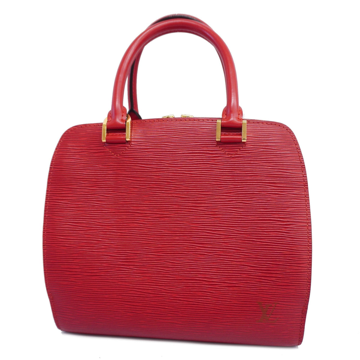 Louis VuittonAuth  Epi Pont Neuf M52057 Women's Handbag Castilian Red