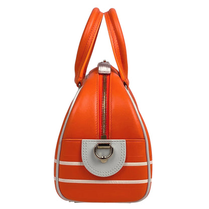Christian Dior Orange Leather Handbag Shoulder Bag ()