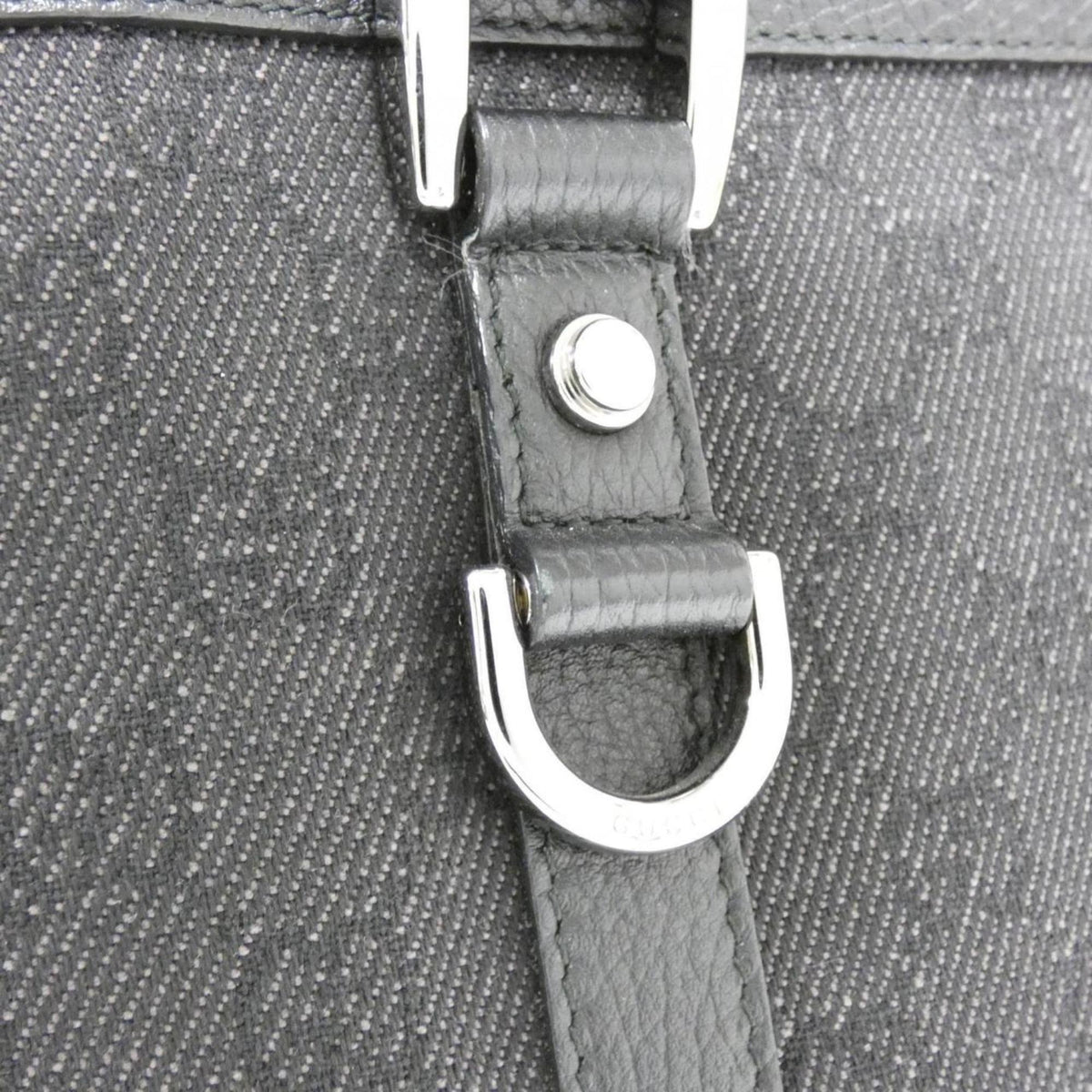 Gucci Black Denim Shoulder Bag