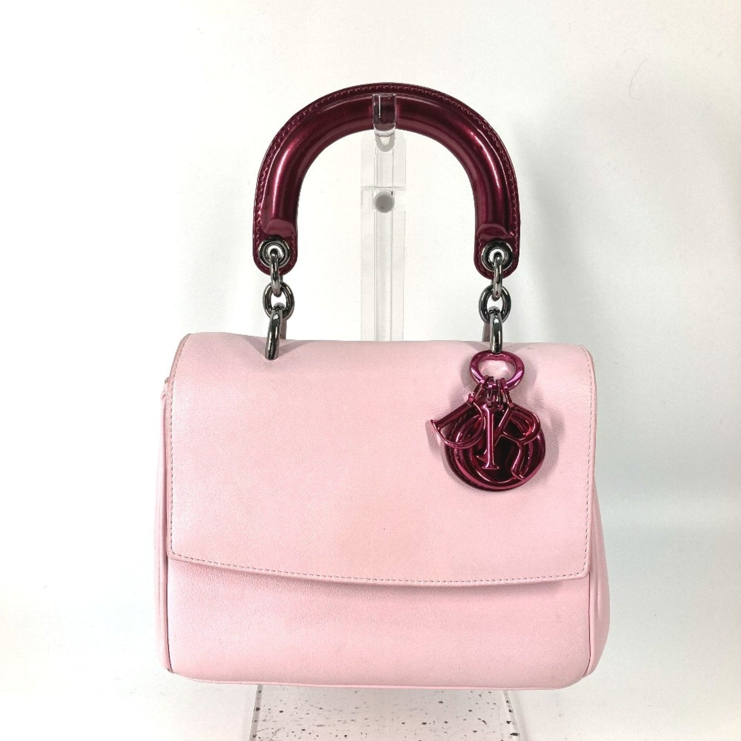 Christian Dior Pink Leather Handbag ()
