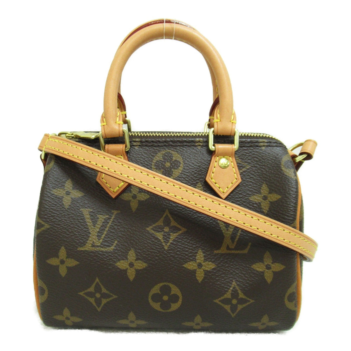 LOUIS VUITTON Nano speedy Brown Monogram PVC coated canvas M61252