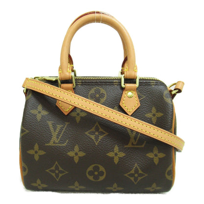 LOUIS VUITTON Nano speedy Brown Monogram PVC coated canvas M61252