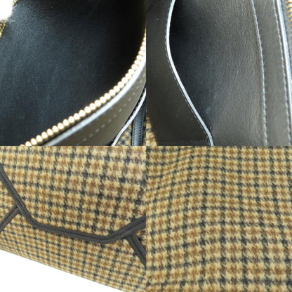 Celine Hippo Phantom Tweed Pattern Tote Bag Cotton Women's