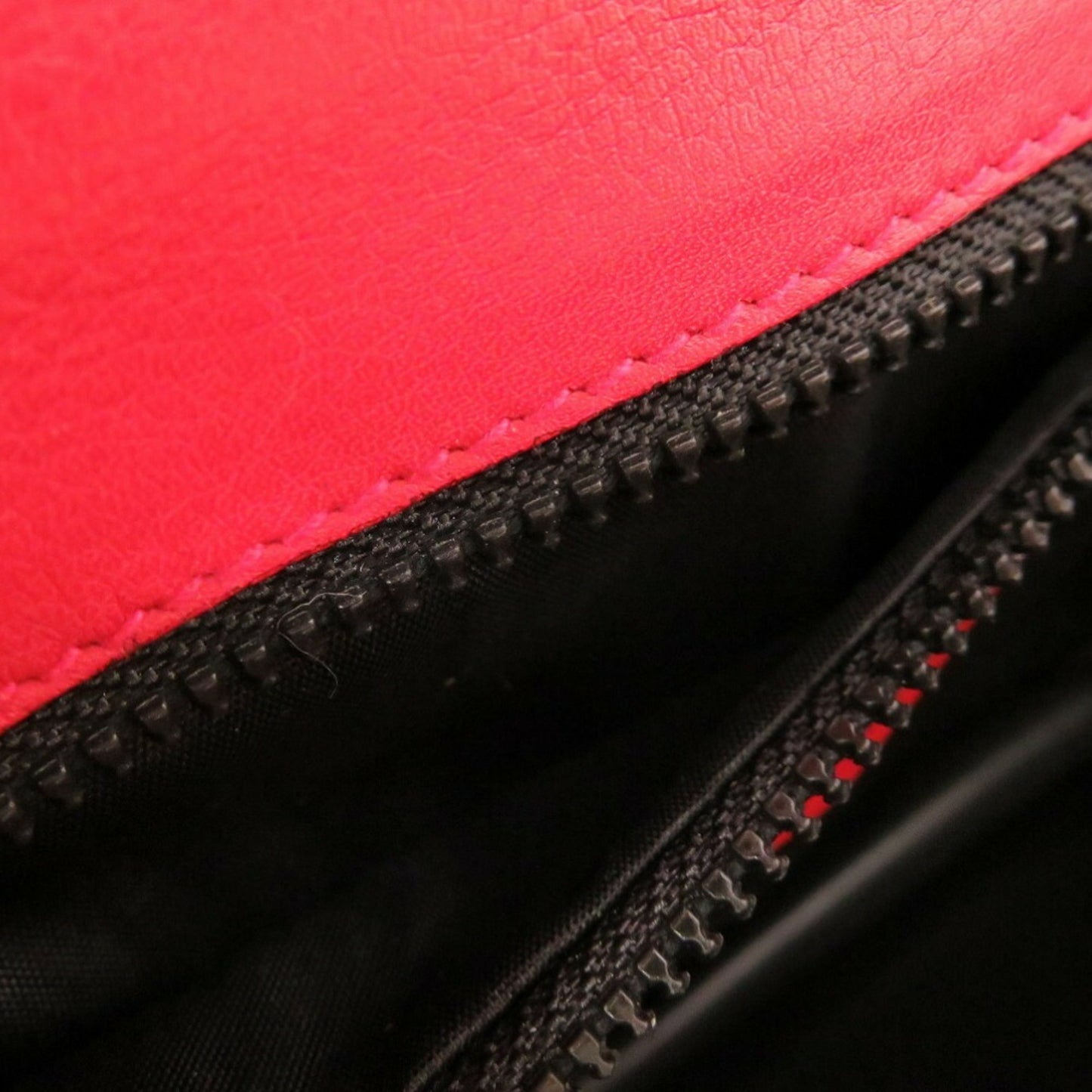Celine leather red handbag