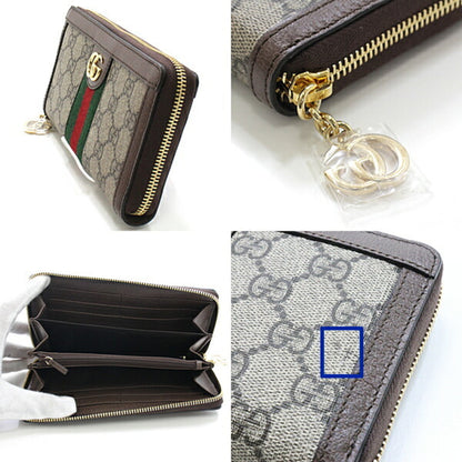 Gucci Ophidia GG Supreme Long Round Zip Wallet 523154