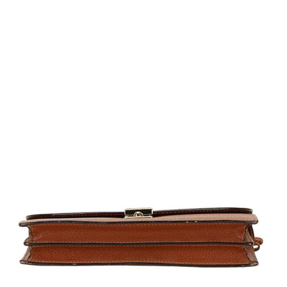 Gucci Brown Leather Clutch Bag
