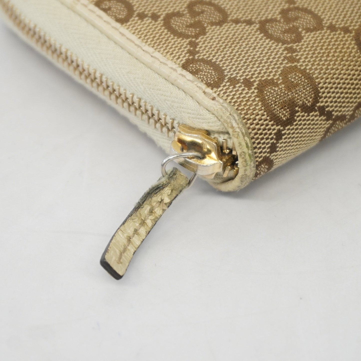 Gucci Long Wallet GG Canvas 112724 Beige/Ivory