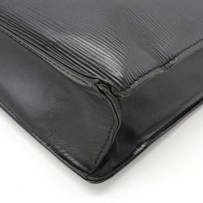 LOUIS VUITTON Epi Sac Pla Tote Bag Handbag Square Noir Black M59082